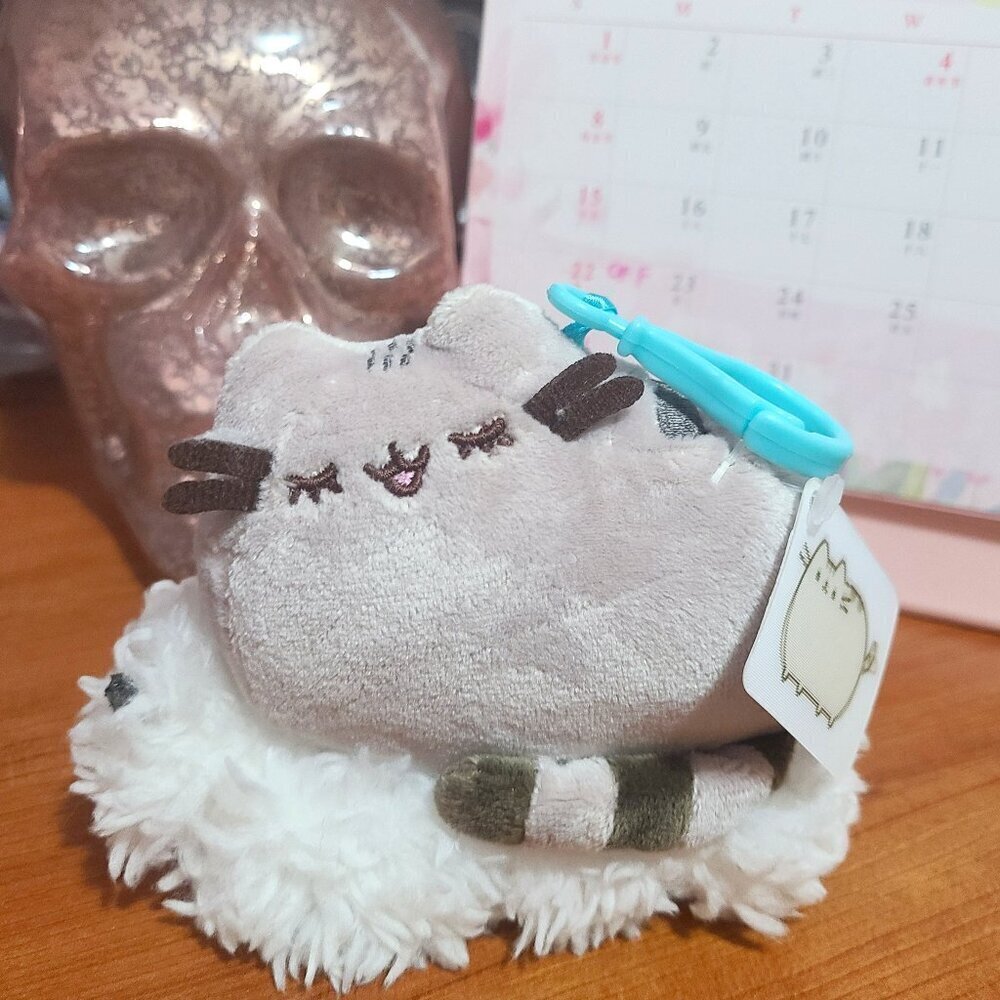 *4 for $30* Pusheen Plush Clip Keyring